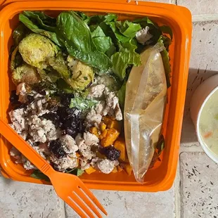 Roasted Autumn Salad and Chicken Pot Pie Soup!