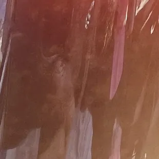 Lots of floating milk, or something