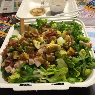 Large Cobb Salad with Balsamic Vinaigrette...so good!