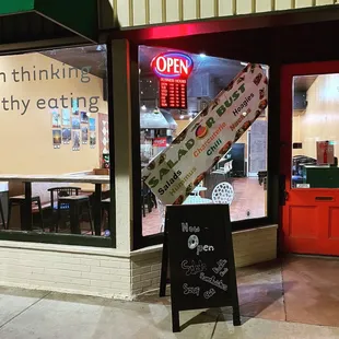 Salad or Bust Downtown Store Front