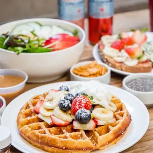 Fruit waffle