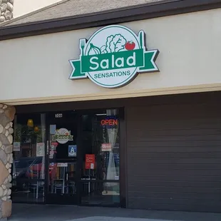 the front entrance of a restaurant