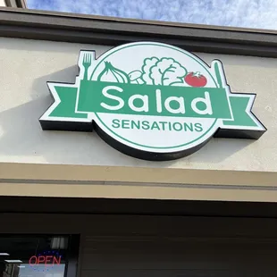 The front of restaurant
