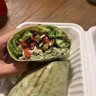 Chicken Caesar wrap