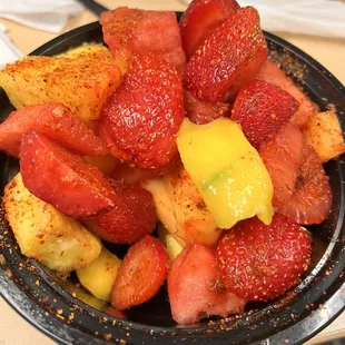 a bowl of fruit salad