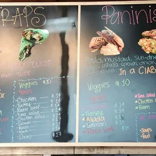 Wraps &amp; Paninis
