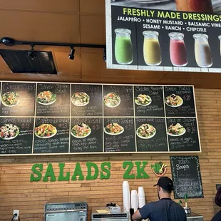 Menu: Salads