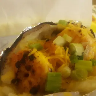Grilled shrimp spud
