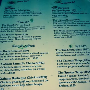 Quick &amp; dirty menu