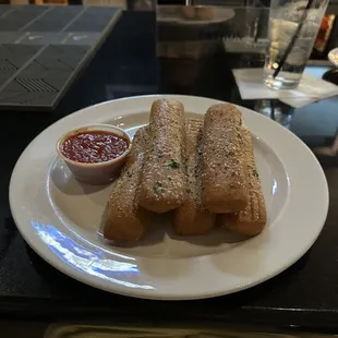 Cheese filled breadsticks