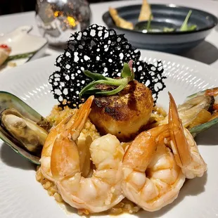 Peruvian Seafood rice.