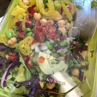 Small salad to go - dressing comes on the side