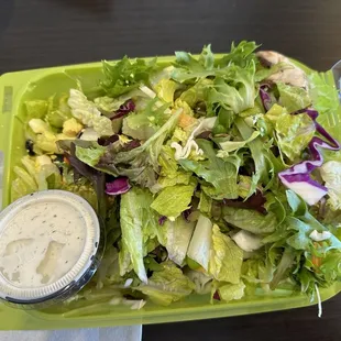 Small salad is huge!