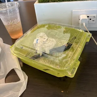 My finished salad. It was good too