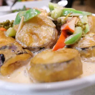 Eggplant Pad Phrik detail