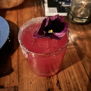 Prickly pear margarita