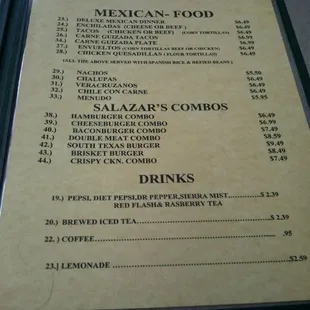 Menu - Page 2