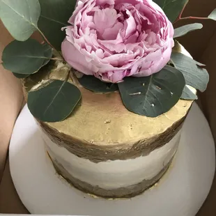 a cake in a box