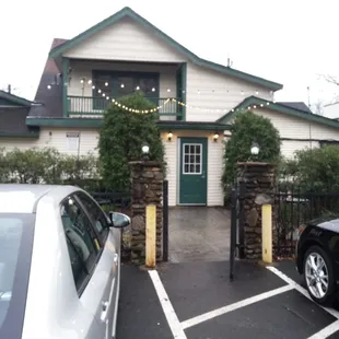 back entrance off their main parking lot