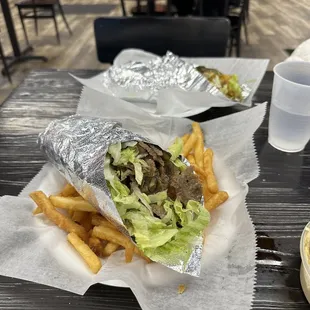 Meat Gyro Sandwich