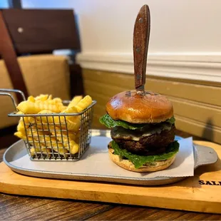 Columbian Burger (comes w/ Fries) $15 ~ very good ~