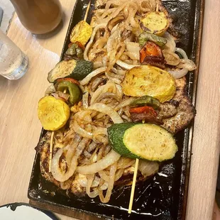 Grilled Chicken Breast with onions