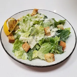 Small Ceasar Salad. The lemon was a nice touch of acidity. 7.8/10