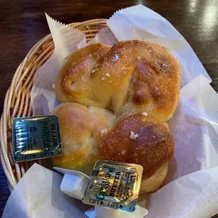 Fresh and warm rolls, so yum!