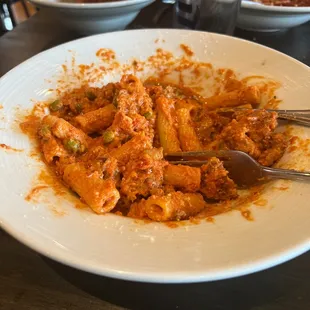 Rigatoni Vodka Sauce and Sausage