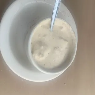 Cup of Cream of Crab