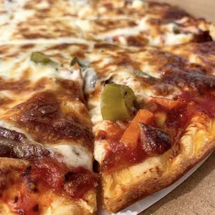 pizza, food