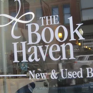 Book Haven - signage