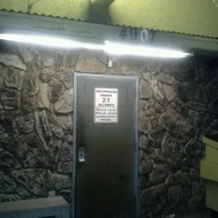 Front door.