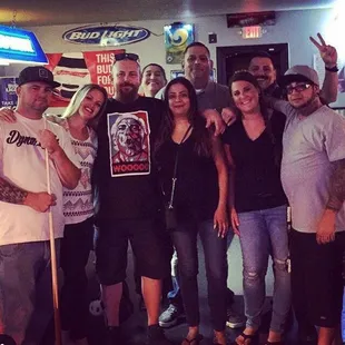 a group of people posing for a picture