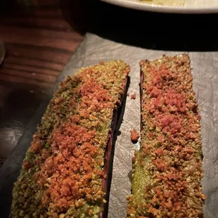 Eggplant with pistachios