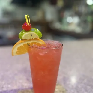 Delicious strawberry margarita