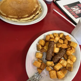 Pancakes, Hash Brown, Home Fries, Country Potatoes