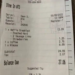 Total please