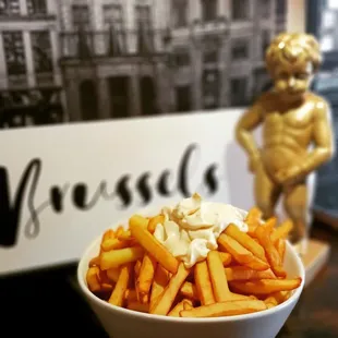 a bowl of french fries