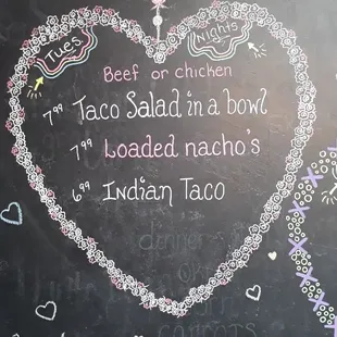 Our Tuesday Night Specials!!!