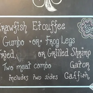 Our Friday Night Specials!!