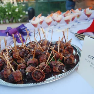 Bacon Wrapped Bleu Cheese Stuffed Dates