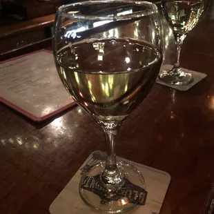 Chardonnay I got when I asked for Cabernet. But it is ok.