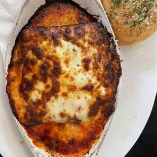 Spinach and mushroom lasagna