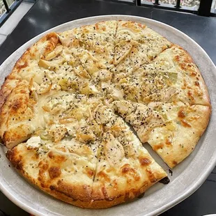 Chicken Artichoke Pizza