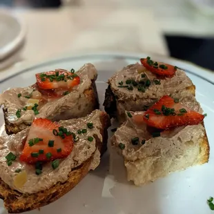 Chicken Liver Mousse Toast