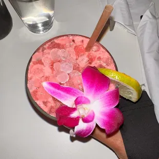 Tiki style cocktails