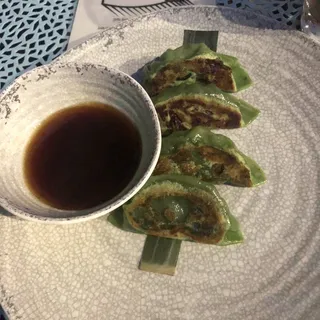 JERK VEGGIE DUMPLINGS