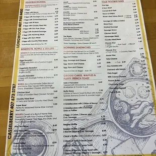 Current Breakfast Menu Dec &apos;23