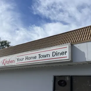 the front of the restaurant